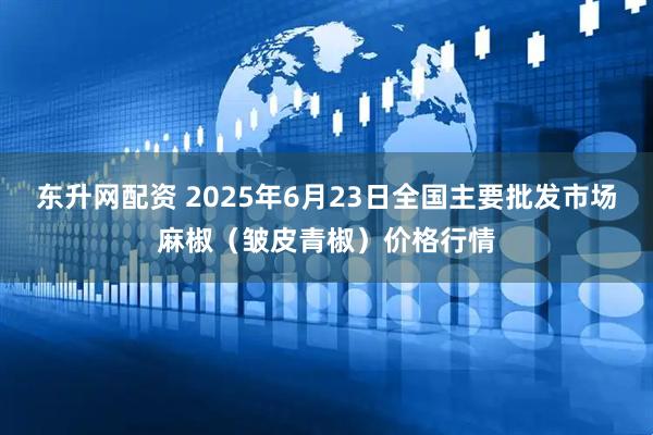 东升网配资 2025年6月23日全国主要批发市场麻椒（皱皮青椒）价格行情